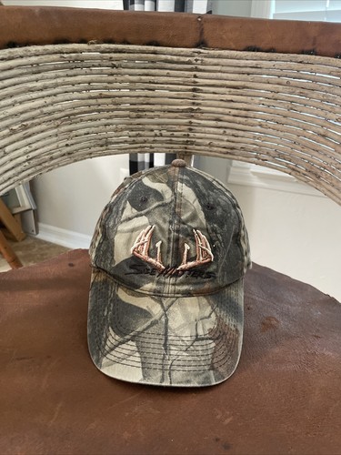 Baseball Cap Antlers Camo”Size Matters”Preowned Clean,sporting Unisex,outdoors - Picture 10 of 19