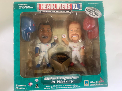 MARK McGWIRE SAMMY SOSA HEADLINERS XL LINKED TOGETHER IN HISTORY