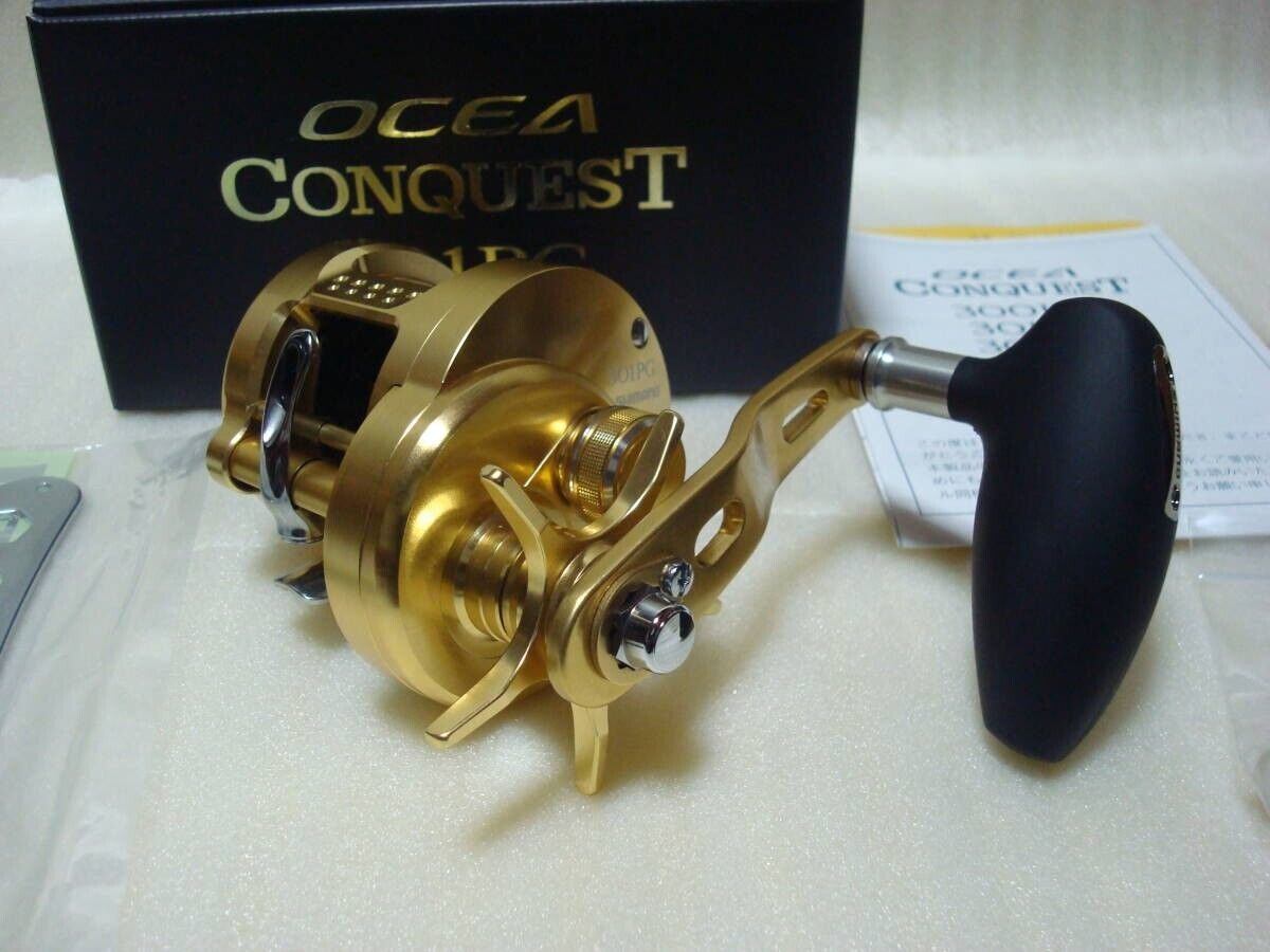 Shimano 16 OCEA CONQUEST 301 PG Left Handed Saltwater Fishing Reel New in Box Shimano 16 OCEA CONQUEST 301 PG Left Handed Saltwater Fishing Reel New in Box