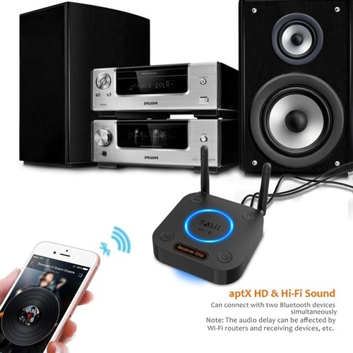 B06Pro Long Range Bluetooth 5.1 Receiver, aptX HD, Wireless Audio Adapter - Afbeelding 5 van 8