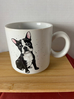 Boston Terrier Coffee Mug Tea Cup Large 3.5" Diameter | eBay