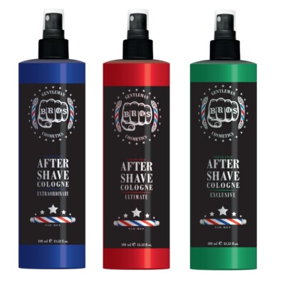3x BROS Aftershave Cologne 70° 400ml ( Sorten frei Wählbar)