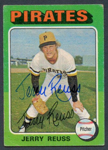 Jerry Reuss #124 signed autograph auto 1975 Topps Baseball Trading Card - Bild 1 von 1