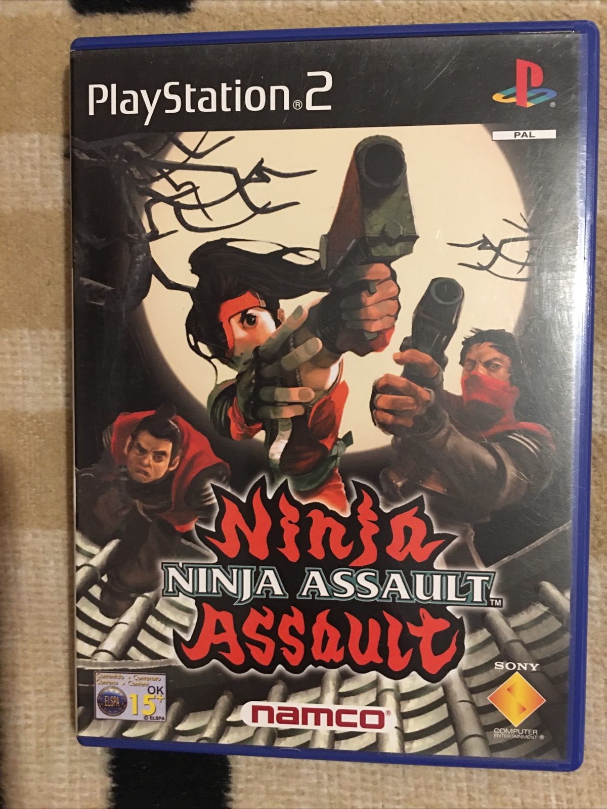 Ninja Assault Ps2 PlayStation 2 PAL Game Complete Namco Arcade Shooter for  sale online | eBay