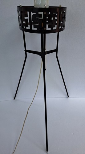 Stehlampe Retro 60er Jahre / Tripod Lampe Vintage 70er Jahre - Bild 4 von 4