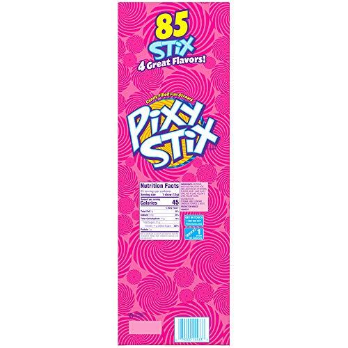 Pixy Stix Süßigkeiten gefüllte lustige Strohhalme 0,42 Unzen 85er-Pack - Bild 4 von 12