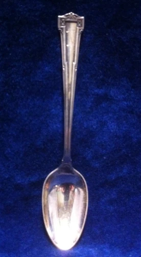 DAUPHINE 5 1/2" FIVE O'CLOCK TEASPOON by Wallace Sterling 1916 - monogrammed