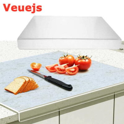 45x33cm Acryl Schneidebrett Transparent Schneidebrett mit Kante Cutting Board