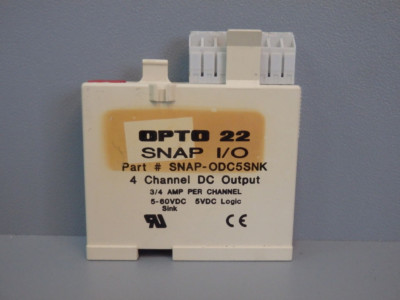 SNAPODC5SNK - Opto 22 - SNAP-ODC5SNK / Mod. 4 Kanäle Ausgang Used