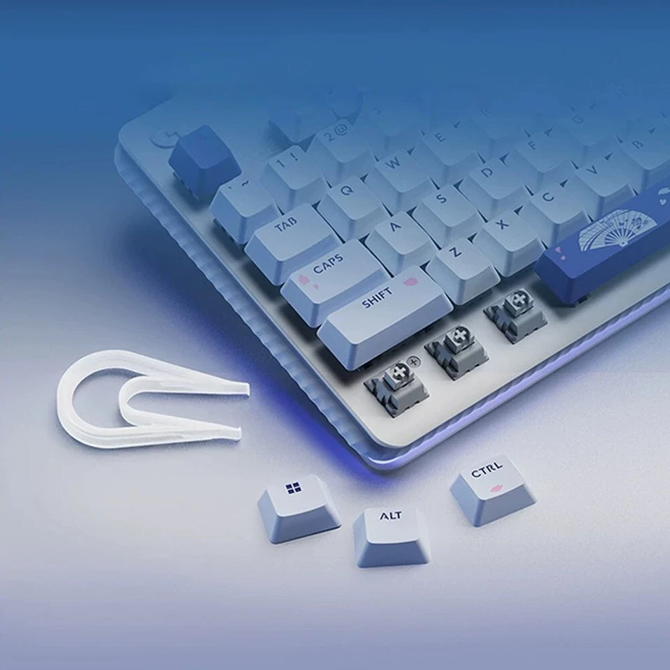 Logitech x Genshin Impact Kamisato Ayaka G517 Mechanical Gaming Keyboard - Image 2 of 4