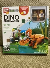 Brand New Block Tech Building Blocks Figures, Set  130 Pieces Dino Observation