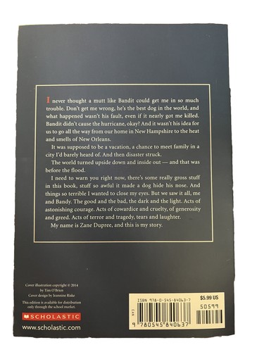 Zane and the Hurricane: A Story of Katrina Paperback EUC - Picture 2 of 2