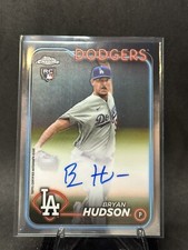 2024 Topps Chrome Bryan Hudson RC Auto - Dodgers