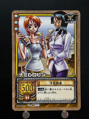 Nami Nico Robin ONE PIECE Card Game PA-T06 Bandai Japanese From TV