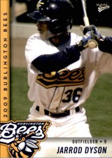 2009 Burlington Bees Multi-Ad #26 Jarrod Dyson McComb Mississippi Baseball Card