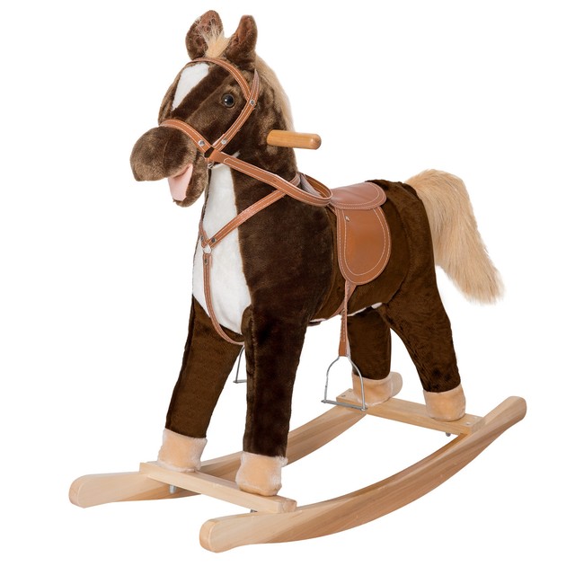 childs wooden rocking horse