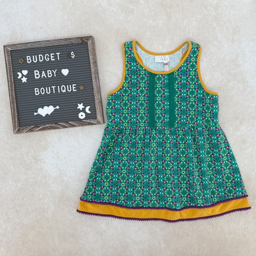 Matilda Jane Brilliant Daydream bunte Arrays grün Strick Tank Top Größe 10