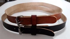 REAL Leather Belt.mens womens Work Belt TOOL Heavy Duty heavy roller buckle