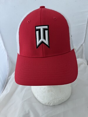 Nike Hat Golf Baseball New Red TW Tiger Woods 20XI VRS Mesh