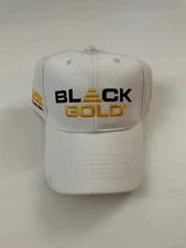 Black Gold APOC Graphic White Baseball Hat One Size
