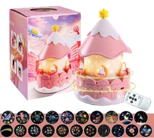 Star Galaxy Projector Bedroom LED Night Light Bluetooth Speaker Timer & Remote