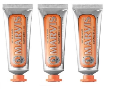 MARVIS Ginger Mint 3 x 25ml Zahnpasta Zahncreme Ginger Mint