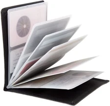 Wonder Wallet Inserts 12 Page Plastic Amazing Slim Comfortable RFID Blocking NEW