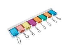 ID Keyring Key Holder Tag Rack MFG 5936687. Label organize All Your Keys