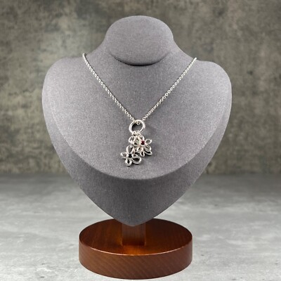 Tiffany & Co. Multistone Flower, Butterfly, And Dragonfly Pendant