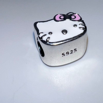 S925 Sterling Silver Hello Kitty European Bracelet Compatible Charm
