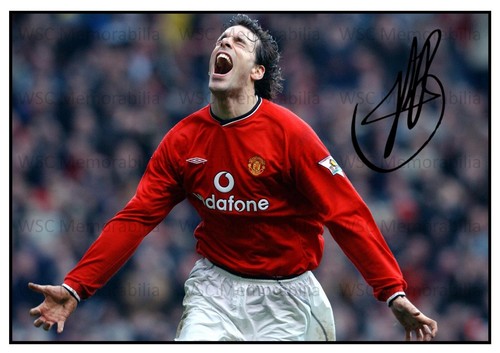 11284. Ruud van Nistelrooy Signed Pictures A4 Prints Man United Leicester etc.