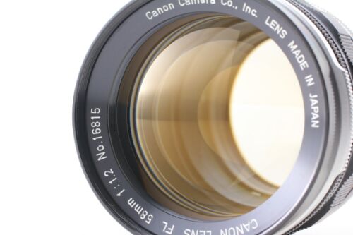 CLA'd 【Top MINT】 Canon FL 58mm F1.2 MF Standard Prime Lens FD Mount From Japan - Picture 3 of 18