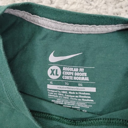 Michigan State Spartans Shirt Mens Extra Large Green Nike Sports Football Logo A - Picture 4 of 8