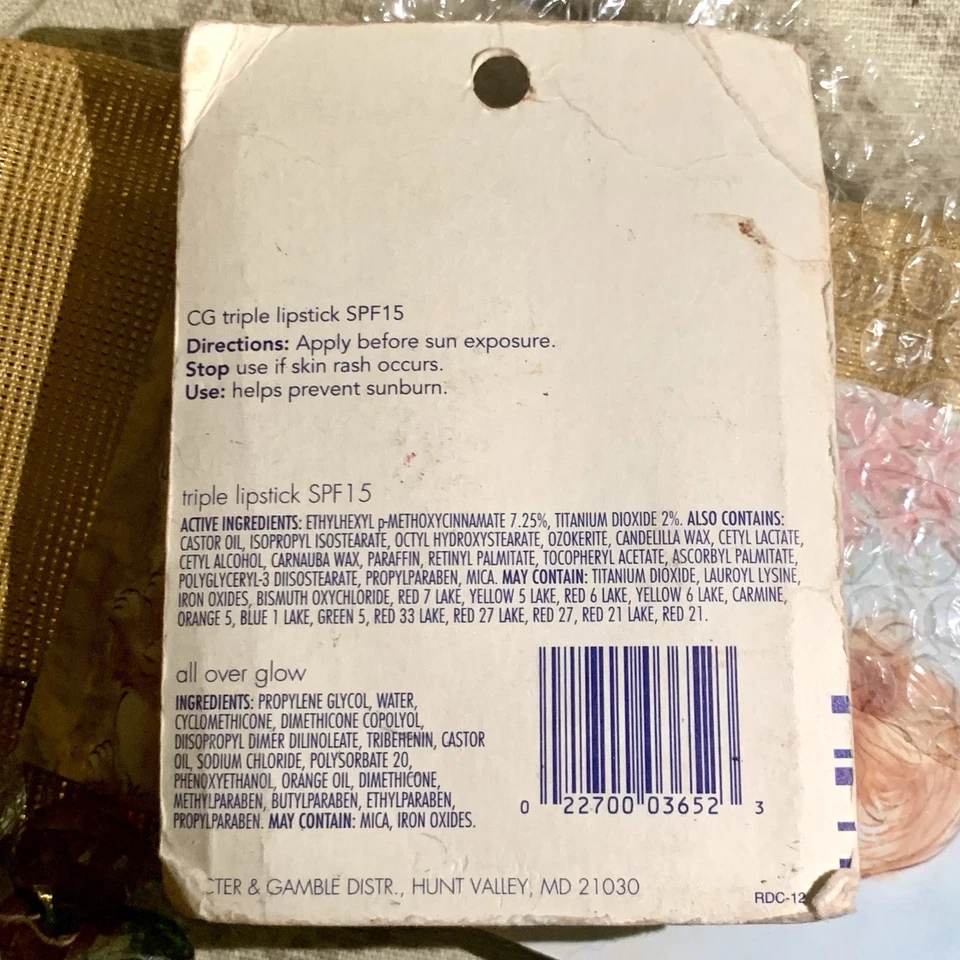 COVERGIRL All Over Glow ROSY GLOW & Praline Lipstick Set old stock NIB - Image 4 of 4