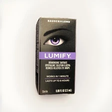 Bausch + Lomb Lumify Redness Reliever Eye Drops - 0.25fl oz. Expiration 06/2027