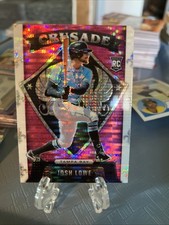 2022 Panini Chronicles - Crusade Josh Lowe #8 Pink Pulsar Prizm (RC)