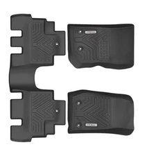 All Weather TPE Rubber 3D Floor Mats Liners for Jeep Wrangler JK JKU 14-18
