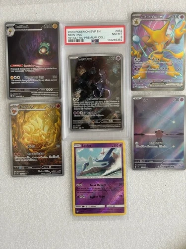 Mewtwo 052 Sv: Scarlet & Violet Promo Cards Holo PSA 8 Plus Extra