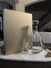 Hennessy Paradis Rare Cognac Crystal Decanter Empty Bottle w/ Box 