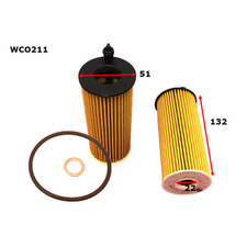 Wesfil Cooper Engine Oil Filter WCO211 R2828P  suits Bmw