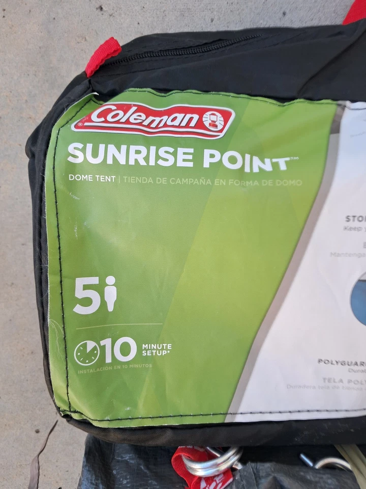 Tienda de campaña Coleman Sunrise Point 10 minutos para 5 personas Foto 2 de 4