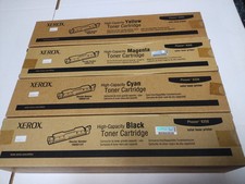 XEROX Phaser 6350 Toner Cartridge HIGH-CAPACITY Cyan Magenta Yellow Black set