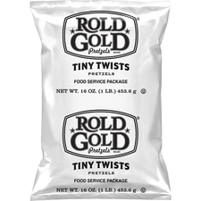 Rold Gold Tiny Twists Pretzel Bags, 16 Ounce, 6 Per Case