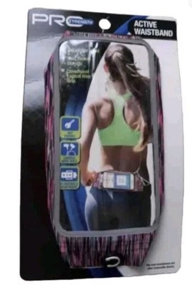 Active Waistband Phone Keys Holder Workout Exercise Adjustable Pro Strength