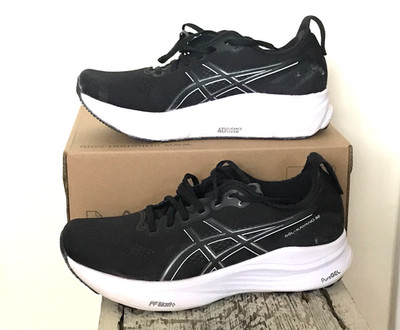 Asics Gel Kayano 32 1012B839 Black/White Running Shoes Women's Size 9 WIDE