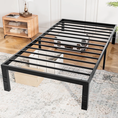 #ad #ad 14quot; Twin Bed Frame Heavy Duty Metal Platform Bed Frame with Underbed Storage fo $31.99