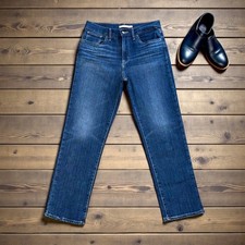 Levi's NWOT Women s Dark Wash High Rise Straight Cropped Jeans NWT Size 29