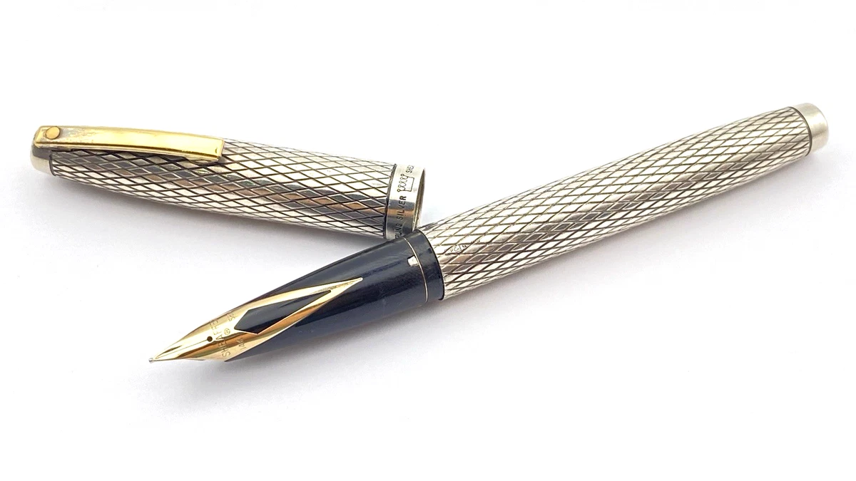 Vintage Sterling Silver Pen In Collectible Sheaffer Fountain Pens