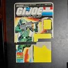 Vintage G.I. Joe 1986 Sci-fi Cut Full File Card Cardback