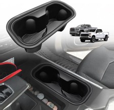 Center Console Cup Holder Inserts Compatible with 2022-2025 2026 Chevy Silverado